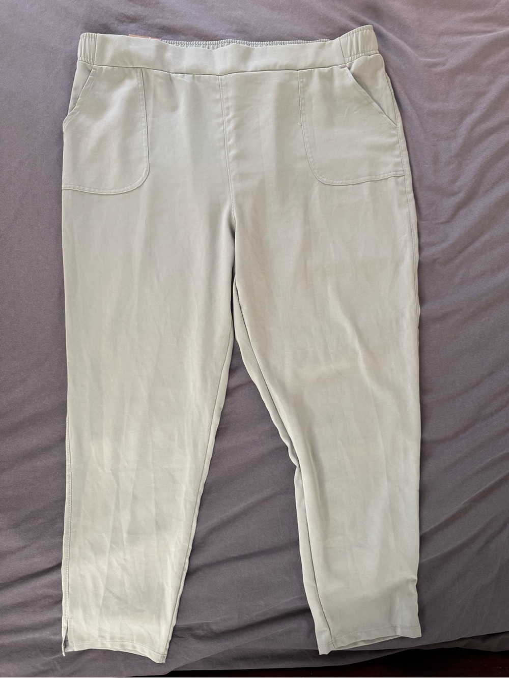 32 Degrees NWT Light sage green Pull-On Trousers/ XXL